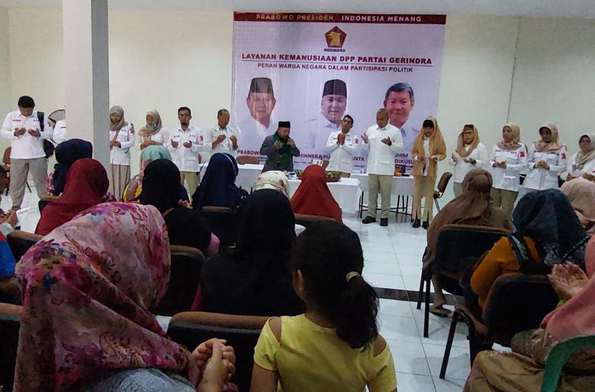  Layanan Kemanusiaa DPP Gerindra Gelar Pengobatan Gratis dan Syukuran HUT Prabowo
