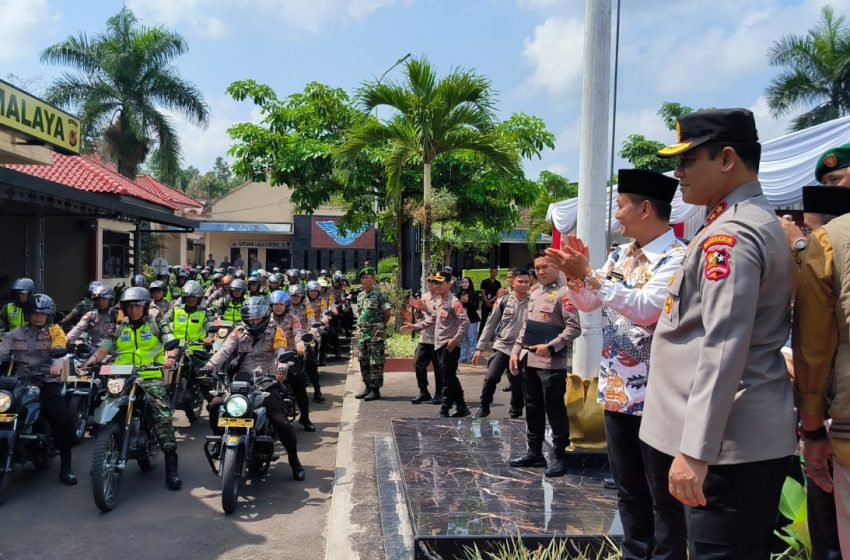  Wujudkan Pemilu Damai, Kaops Nusantara Cooling System Tebar 1.500 Paket Sembako di Tasikmalaya