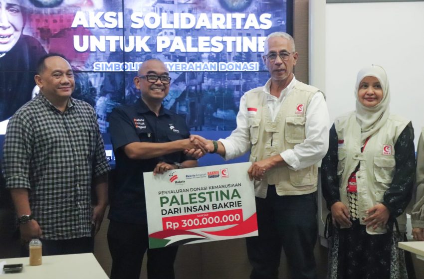  Penyaluran Donasi Kemanusiaan Palestina dari Insan Bakrie