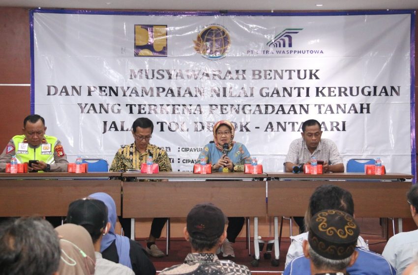  BPN Kota Depok Gelar Musyawarah Ganti Rugi Pengadaan Tanah Tol Desari