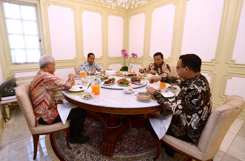  Prabowo Beberkan Makan Siang bareng Jokowi dan Bacapres Lainnya, Soto plus Lontong