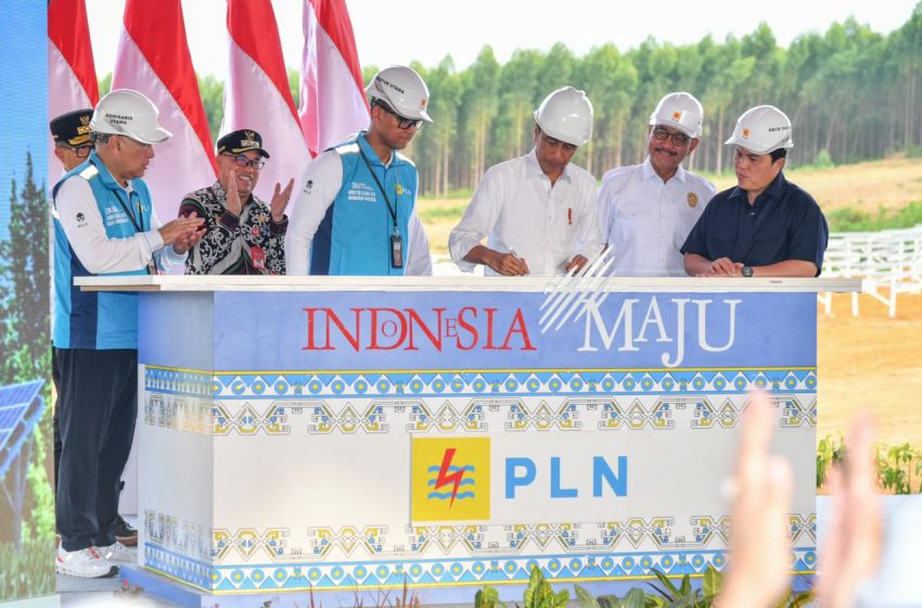 Presiden Jokowi Groundbreaking Pembangunan PLTS PLN 50 MW di IKN Nusantara