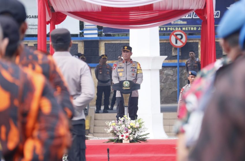  Polda Metro Jaya Gelar Apel Besar Pengamanan Swakarsa Pemilu Damai 2024