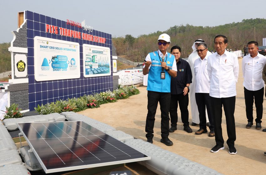  Resmikan PLTS Terapung Cirata 192 MWp, Presiden: Pertumbuhan Pembangkit Energi Bersih di Indonesia Semakin Baik