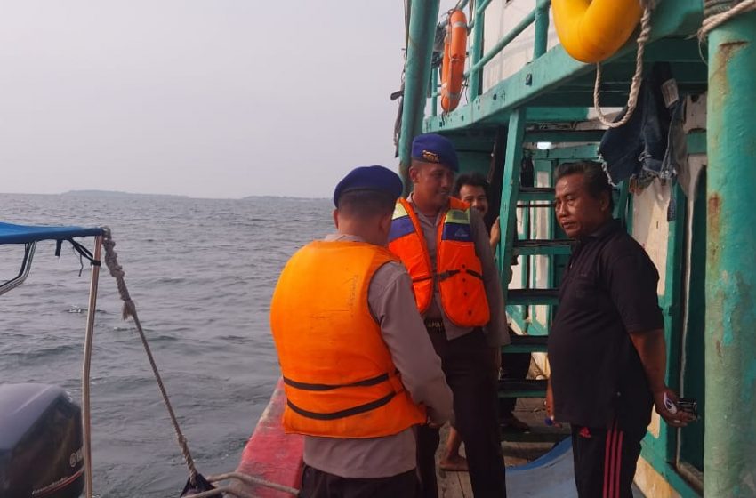  Satuan Polair Polres Kepulauan Seribu Giat Patroli Laut di Perairan Pulau Untung Jawa, Sosialisasi Keselamatan dan Pencegahan Kejahatan