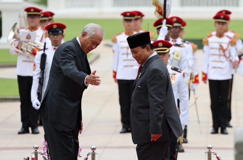  Prabowo Terima Penghargaan Militer Tertinggi dari Pemerintah Singapura, Darjah Utama Bakti Cemerlang