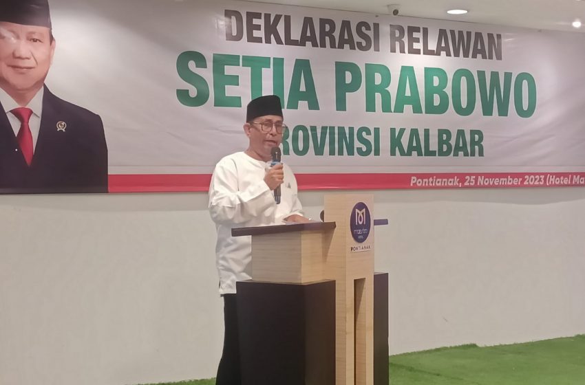  Ketum DPP SETIA PRABOWO Sutomo Pimpin Deklarasi di Hotel Maestro Kalimantan Barat