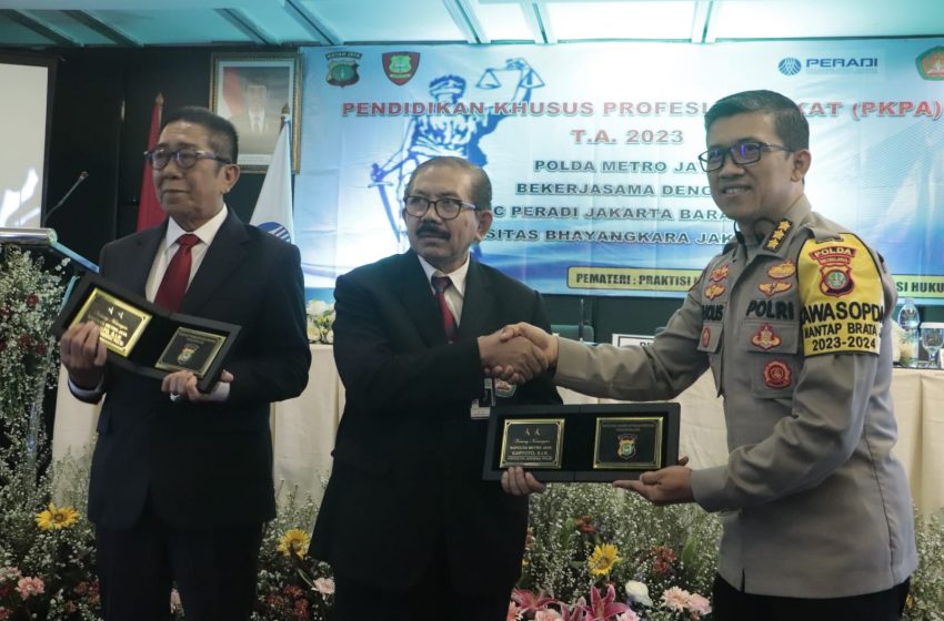  Bidang Hukum Polda Metro Jaya Gelar Pendidikan Khusus Profesi Advokat (PKPA) T.A. 2023