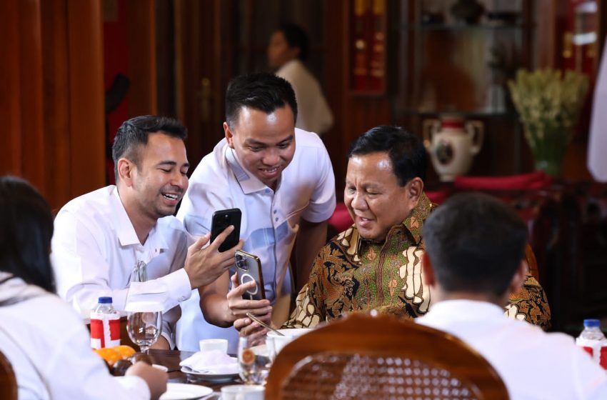  Momen Gemoy Cipung Ucapkan “Siap Grak” Saat Bertemu Prabowo