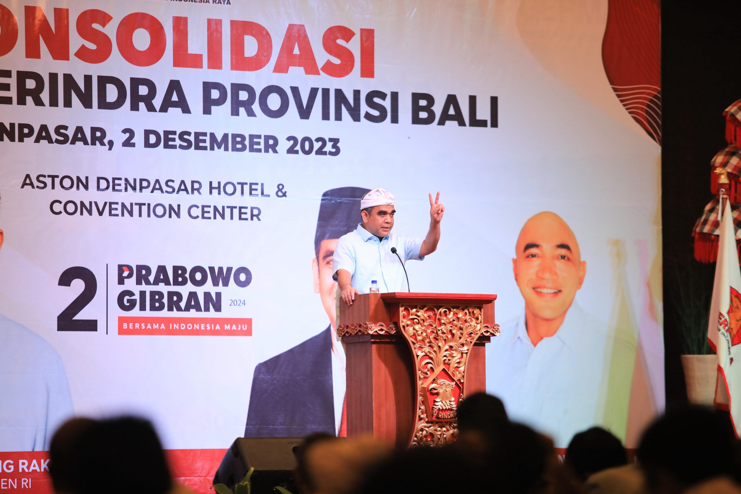 Di Bali, Muzani: Kita Merasakan Kemenangan Prabowo-Gibran Semakin Dekat