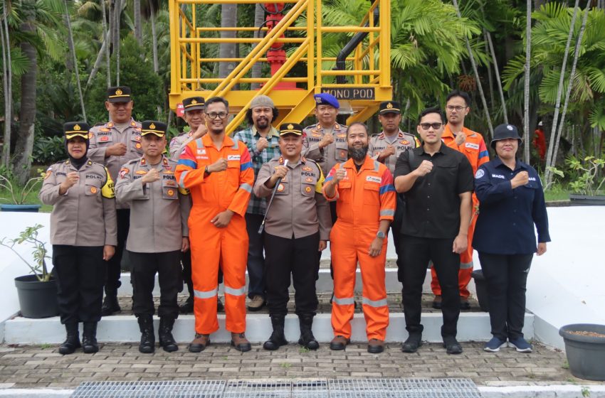  Kapolres Kepulauan Seribu Cek TPS Rawan di PT. PHE OSSES untuk Persiapan Pemilu 2024