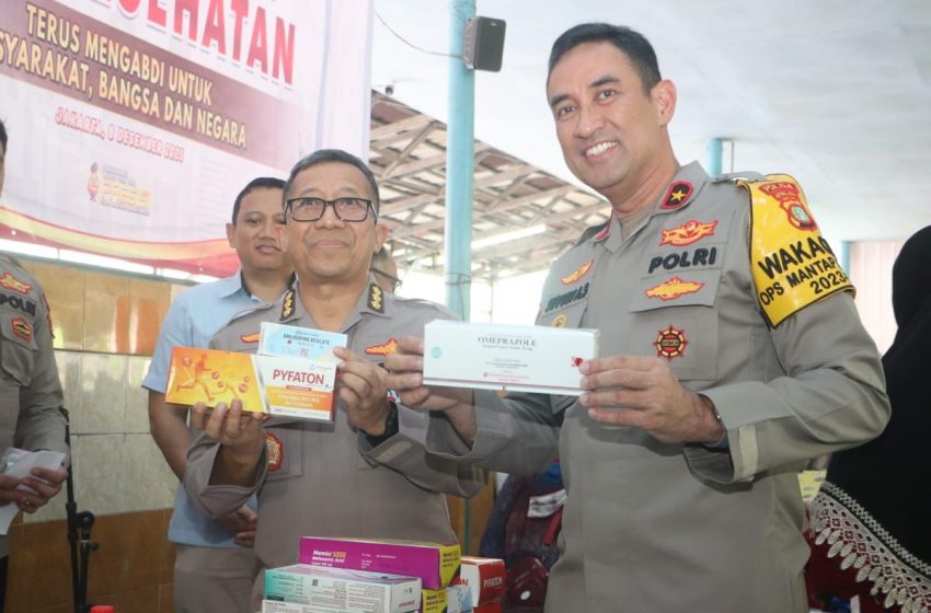  HUT Ke-74 Polda Metro Jaya Beri Layanan Kesehatan Gratis dan Bagikan 1.000 Paket Sembako
