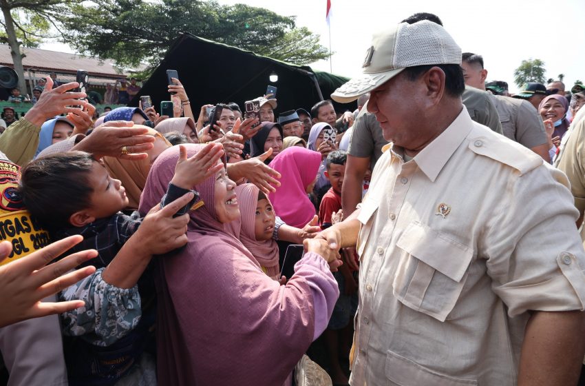  Prabowo Apresiasi Kerjasama Erat Semua Pihak Bantu Korban Erupsi Gunung Marapi