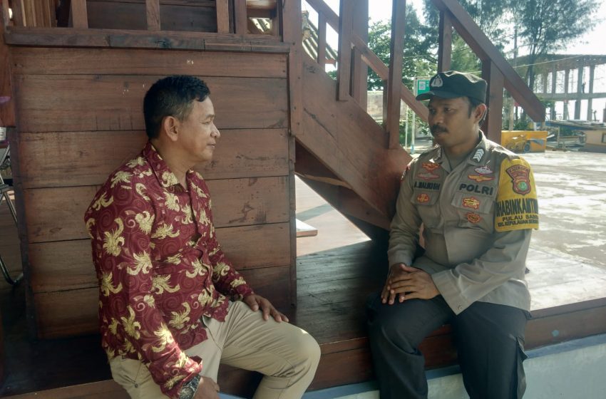  Bhabinkamtibmas Pulau Sabira, Galang Semangat Ketaqwaan Warga Demi Kesuksesan Pemilu 2024