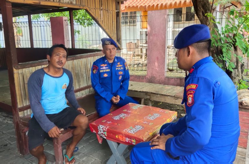  Team Patroli Satpolair Polres Kepulauan Seribu Himbau Keselamatan dan Sukseskan Pemilu 2024 di Perairan Pulau Bidadari