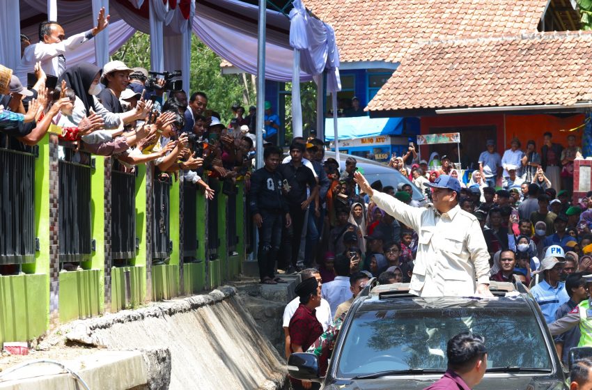  Prabowo Resmikan 5 Titik Bantuan Air Bersih di Kabupaten Kuningan
