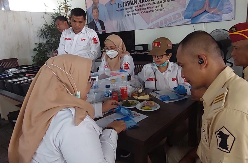  Layanan Kemanusiaan DPP Partai Gerindra Menyapa Kota Bogor dengan Kesehatan dan Pengobatan Gratis
