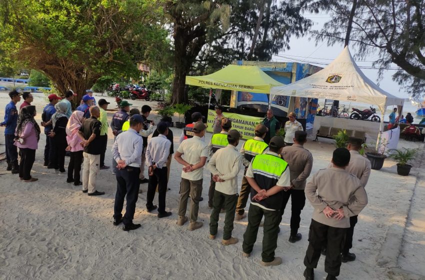 Polsek Kepulauan Seribu Selatan Bersama Instansi Pemerintah Gelar Pospam Pulau Tidung Demi Keamanan Natal 2023 dan Tahun Baru 2024