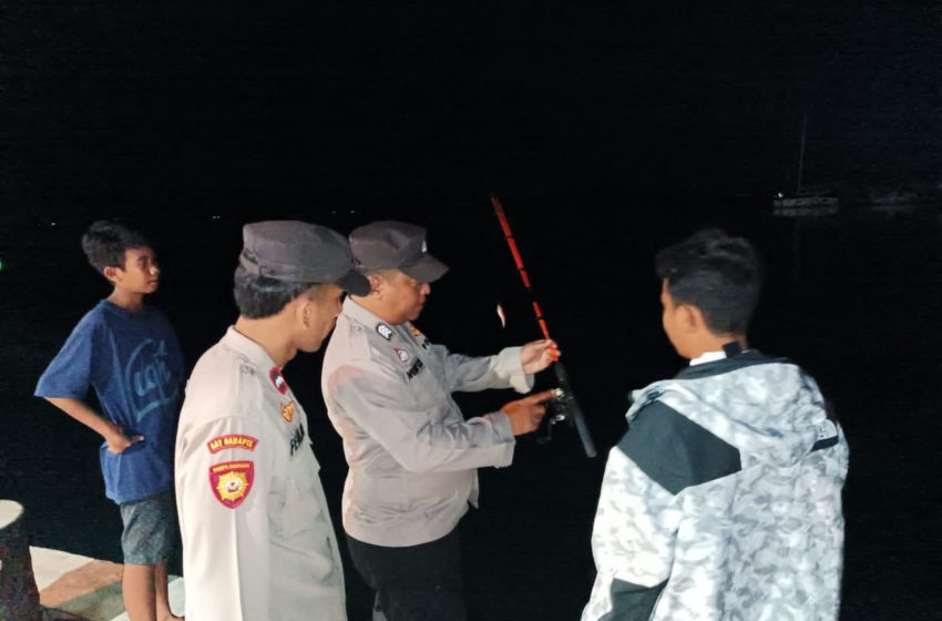  Patroli Malam Dialogis Polsek Kepulauan Seribu Utara di Pulau Harapan: Waspada Kenakalan Remaja dan Ancaman Hoaks