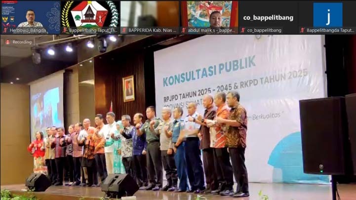  RPJPD Sumut 2025-2045 Angkat Tema “Sumatera Utara Unggul, Maju, Berkelanjutan”