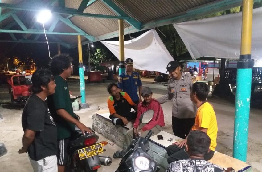  Polsek Kepulauan Seribu Selatan Gencar Lakukan Patroli Malam Dialogis