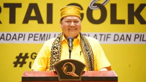  Airlangga Hartarto Pimpin Konsolidasi Golkar di Bandung untuk Menangkan Pemilu 2024
