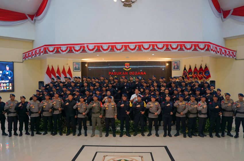  Dankorbrimob Polri Pimpin Upacara Pembukaan Bomb Technician Working Group IV