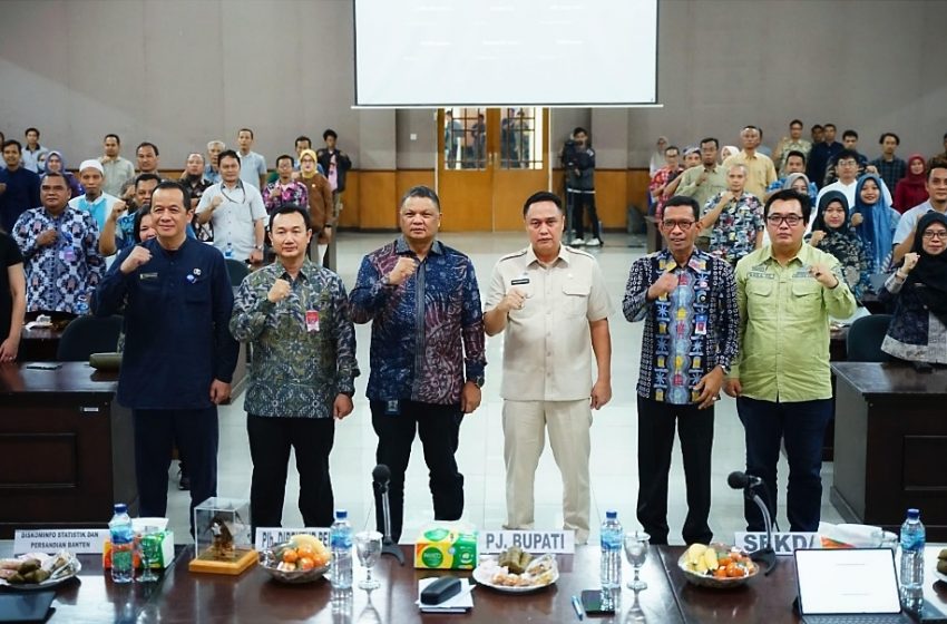  Pertama di Provinsi Banten, Kabupaten Lebak Launching Data Statistik Sektoral Daerah dalam e-Walidata SIPD Tahun 2024