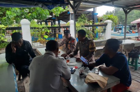 Bhabinkamtibmas Pulau Tidung Ajak Warga Jaga Persatuan Pasca Pemilu 2024