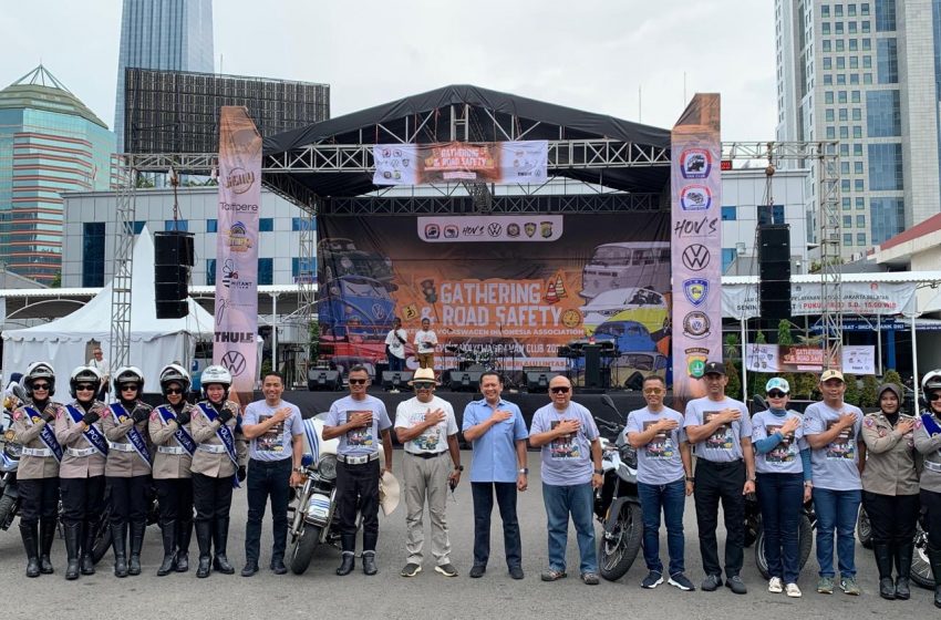  Gathering & Road Safety, Polda Metro Jaya Ajak Volkswagen Club Indonesia Jadi Pelopor Keselamatan Berlalu Lintas