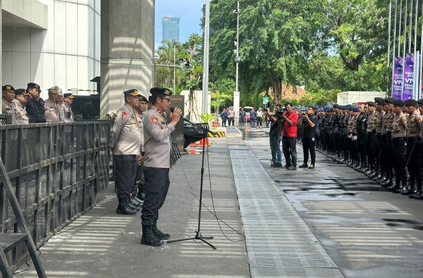  Polda Metro Jaya Terjunkan 2.992 Personel Gabungan Amankan Debat Capres Terakhir Di JCC