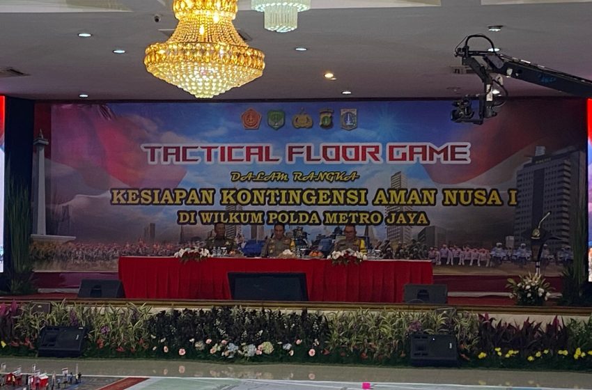  Polda Metro Jaya Gelar Tactical Floor Game Amankan Jalannya Pemilu 2024