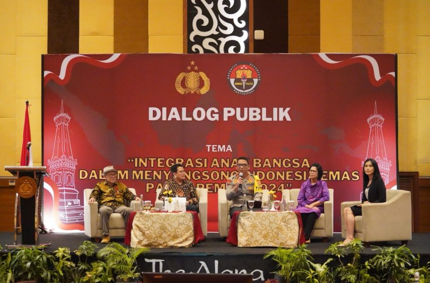  Kapolda DIY Narasumber Dialog Publik, “Integrasi Anak Bangsa Dalam Menyongsong Indonesia Emas Pasca Pemilu 2024”