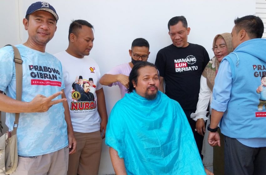  Prabowo Gibran Presiden, Anggota DPR Nazar Potong Kebo dan Potong Rambut Gondrong