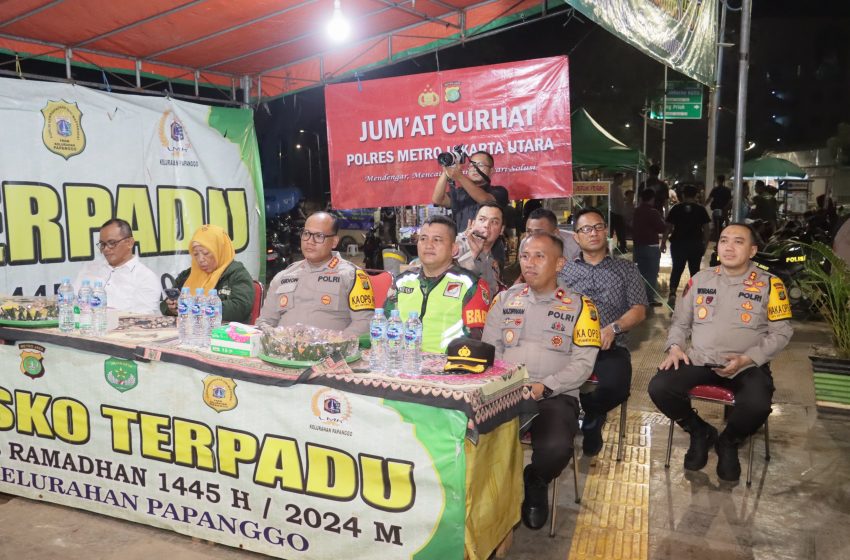  Jumat Curhat di Tanjung Priok Kapolres Ingatkan Jaga Rumsong