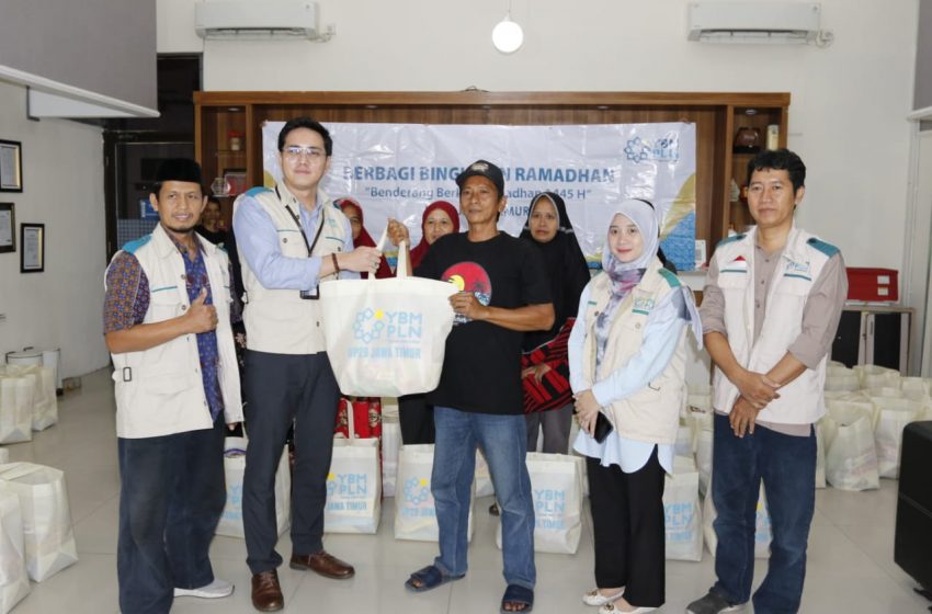  “Benderang Berkah Ramadhan 1445 H” Bersama YBM PLN UP2B Jawa Timur Melalui  Program Belanja Bahagia Bersama Anak Yatim Dhuafa