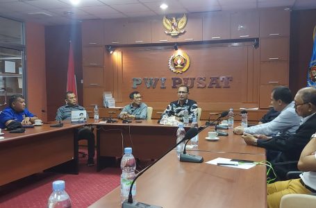 Pj Bupati Aceh Selatan Silaturahmi ke Pengurus PWI Pusat