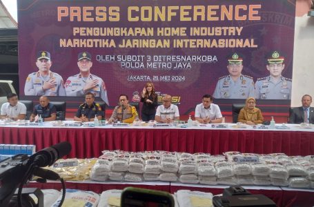 Polda Metro Jaya Berhasil Ungkap Home Industry Narkoba Jenis Tablet Pil PCC