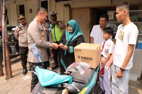 Hadiah Sepeda Motor untuk Satrio Mukti Raharjo, Casis Bintara Polri yang Dibegal