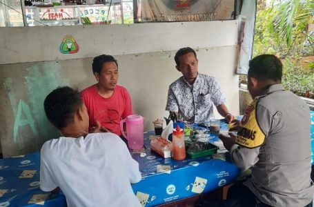 Bhabinkamtibmas Pulau Tidung Jalin Silaturahmi dan Sosialisasi Pasca Pemilu 2024