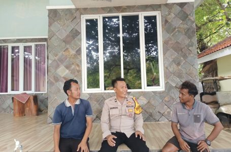 Bhabinkamtibmas Pulau Kelapa Gelar Sambang Warga, Jalin Silaturahmi Pasca Pemilu 2024