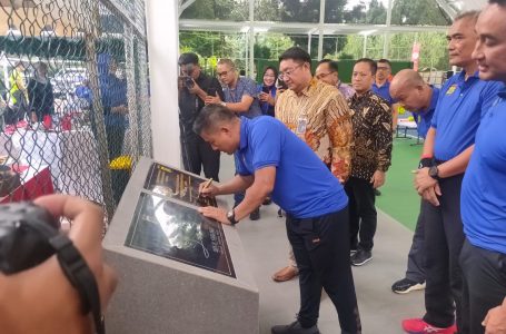 Kapolda Metro Jaya Resmikan Lapangan Tenis Bhayangkara Presisi