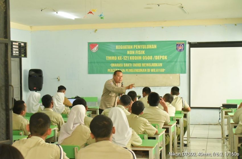  Kegiatan TMMD Ke-121, Kodim 0508/Depok, Non Fisik di SMKN 2 Depok