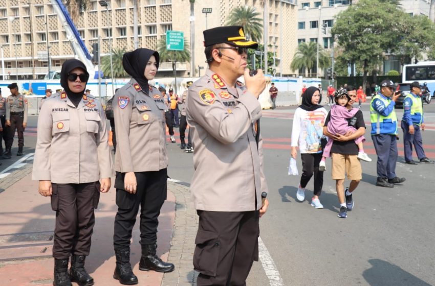  Polisi Kerahkan 1.231 Personel Amankan Aksi Unjuk Rasa di Patung Kuda Monas Jakarta Pusat