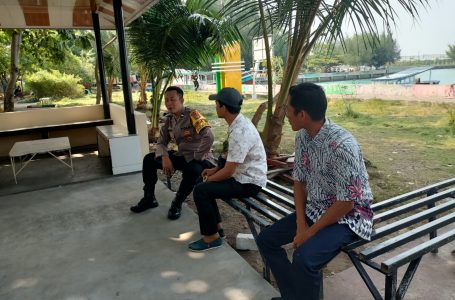 Aipda Sahrizal Sambangi Warga Pulau Kelapa, Sosialisasi Kamtibmas dan Bahaya Judi Online
