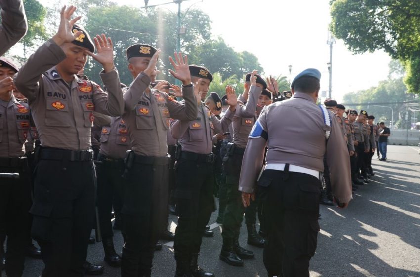  Polri Siapkan 1.676 Personil, Amankan Obyek Vital di Wilayah Jakarta Pusat