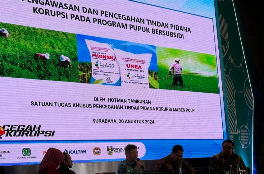  Satgassus Pencegahan Korupsi Polri ingatkan Distributor Pupuk Subsidi untuk memastikan stok dan tidak melakukan penyelewengan