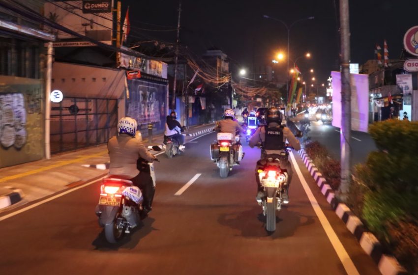  Polres Metro Depok Gelar Patroli Skala Besar Gabungan untuk Antisipasi Kerawanan Kamtibmas