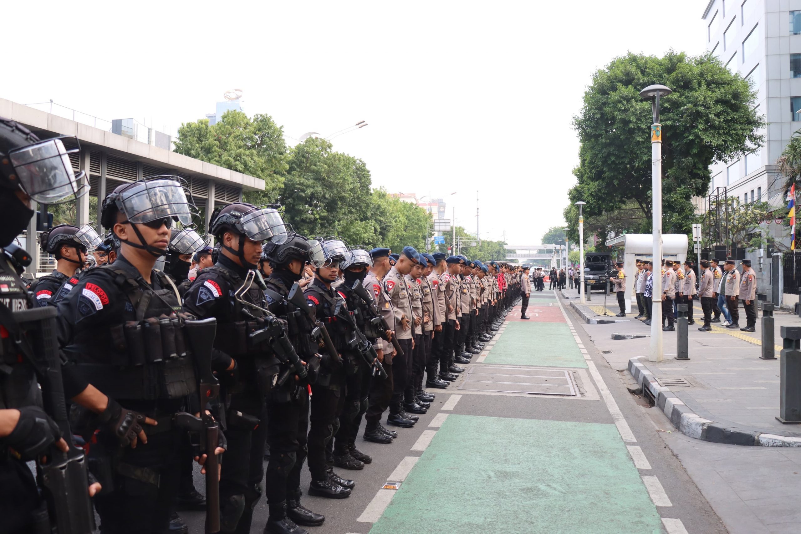 Polisi Kerahkan 1.321 Personel, Siap Amankan Pengundian Nomor Urut di KPUD DKI Jakarta