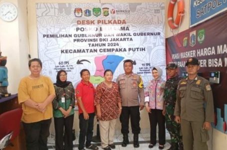 Pengamanan Gudang Logistik Pilkada Kecamatan Polsek Cempaka Putih